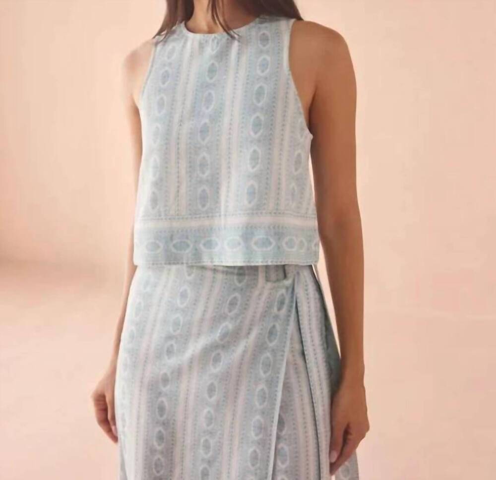NEW OMIKA maggie tank top in fiona ice